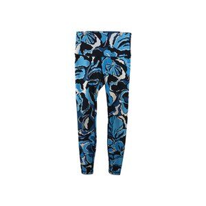 Lululemon Wunder Under Hi-Rise Leggings Boom Bloom Beach Blanket Blue Size 8 EOC